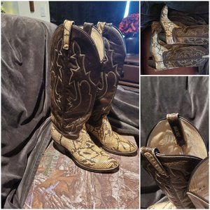 Rattle Snake Skin Ladies Cowboy Boots
